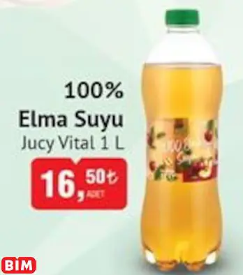 JUCY VİTAL  100% ELMA SUYU